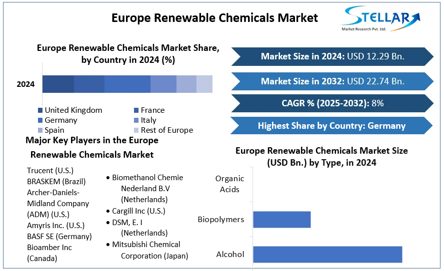 Europe Renewable Chemicals Market cagr