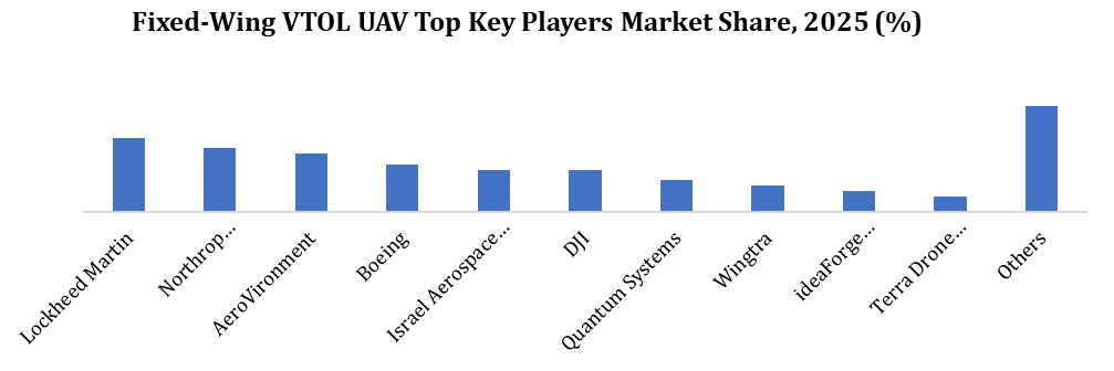 Fixed-Wing VTOL UAV Market key Player