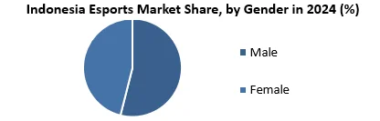 Indonesia Esports Market by gender