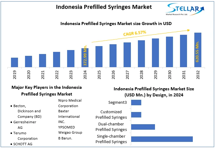 Indonesia Prefilled Syringes Market snapshot