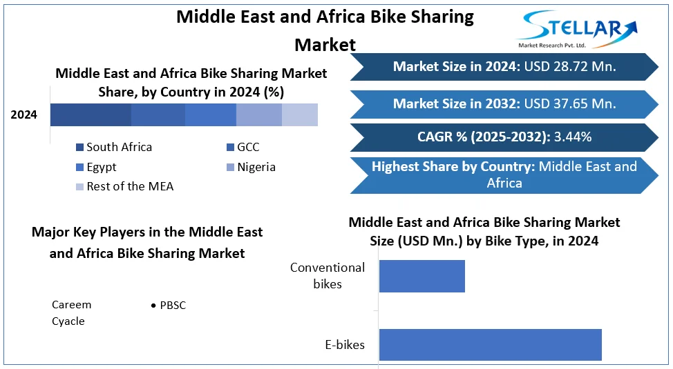 Middle East and Africa Bike Sharing Market snapshot