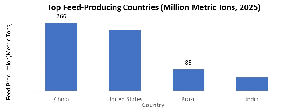top feed producing countries
